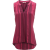 Dylan Taylor Centered Stripe Sleeveless Hi-Lo Tunic - Women's