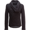 Sebby Tweed Fleece Drape Front Jacket - Women's