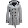 Sebby Twill Fleece Double Breasted Belted Jacket - Women's