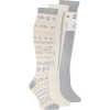 Muk-Luks Jacquard Knee High Socks - 3-Pack - Women's