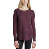 White + Warren Curved Rib Hem Crewneck Sweater - Women's