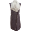Dylan Frosty Tipped Shearling Long Snap Vest - Women's