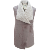 Dylan Frosty Tipped Shearling Snap Vest - Women's
