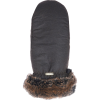Barbour Wax With Fur Trim Mitten - Women's