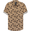 Super Massive Terriers Printed Woven Short-Sleeve Shirt - Men's