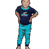 Wide Awake - Shark | Kid PJ Set (4T)