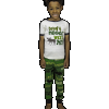 Don't Moose With Me Green | Boy Kid PJ Set (2T)
