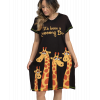 Its Been A Looong Day - Giraffe | V-neck Nightshirt (S/M)