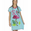 On My Last Leg - Flamingo | Women's V-Neck Nightshirt (S/M)