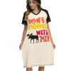 Don't Moose With Me! | V-neck Nightshirt (XS/S)