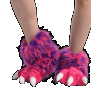 Pink Monster | Paw Slipper (L)