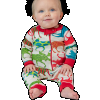 Pattern Moose | Infant Union Suit (18 MO)