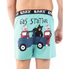 Gas Station | Men's Funny Boxer (L)