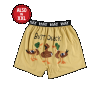 Butt Quack - Duck | Men's Funny Boxer (XL)