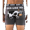 Man-ure Hot - Cow | Men's Boxer Briefs (L)