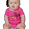 Duck Duck Moose Pink | Infant Creeper Onesie (L)
