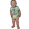New To The Herd - Cow | Infant Creeper Onesie (6 MO)