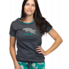 No Wake Zone - Manatee | Women's Fitted Tee (M)