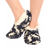 Classic Moose Blue | Fuzzy Feet Slipper (L/XL)