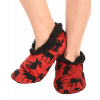 Classic Moose Red | Fuzzy Feet Slipper (S/M)