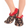 Chocolate Moose | Fuzzy Feet Slippers (S/M)