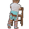 Tail End - Horse | Infant Leggings (L)