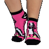 Mornings Stink - Skunk | Women's Slipper Sock (9-11)