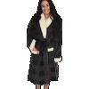 Grey Plaid | Women's Bathrobe (L/XL)