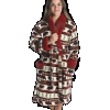 Bear Fair Isle | Bathrobe (S/M)