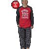 Elf - Grey Plaid | Men's Pajama Set (XL)