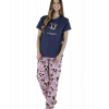 Moody in the Morning - Cow | Women's Regular Fit PJ Set (L)