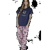 Moody in the Morning - Cow | Women's Regular Fit PJ Set (M)