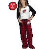 Moose Plaid | Women's Fitted PJ Set (M)