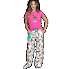 Booty Sleep - Horse | Women's Fitted PJ Set (XS)