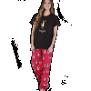 Trophy Wife - Deer | Women's Regular Fit PJ Set (L)