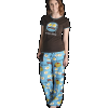 Eggs-Hausted | Women's Fitted PJ Set (L)