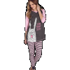 Some Bunny Sleepy | Women's Legging Set (L)