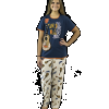 Tuned Out - Guitar | Women's Regular Fit PJ Set (L)