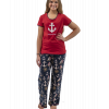 Drifting Off To Sleep - Anchor | Women's Fitted PJ Set (XS)