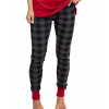 Grey Plaid | Women's PJ Legging (S)