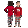 Moose Fair Isle | Kid PJ Set (2T)