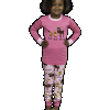 Duck Duck Moose | Girl Kid PJ Set (10)