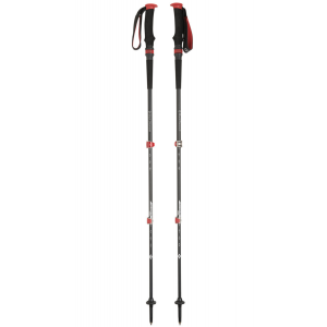 Black Diamond Trail Pro Shock Trekking Poles-Grey/Red-140 cm