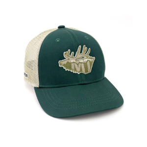 Rep Your Water Montana Elk Mesh Back Hat-Forest/Tan-One Size