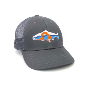 Rep Your Water Utah Delicate Arch Mesh Back Hat-Grey-One Size