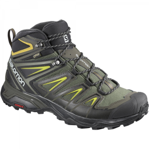 Salomon X Ultra 3 Mid GTX Hiking Shoes-Castor Grey-9