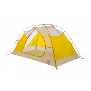 Big Agnes Tumble 4 mtnGLO - 4 Person Backpacking Tent-Yellow/ Grey-4 Person