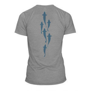 Rep Your Water Swimming Spine Short Sleeve Shirt-Grey-Large