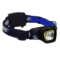 POLICE SECURITY MORF 3-IN-1 RUGGED 230 LUMEN HEADLAMP + MAGNETIC FLASHLIGHT