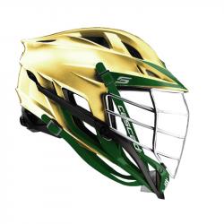 Cascade S Helmet Metallic Gold With Chrome Mask - Customizable